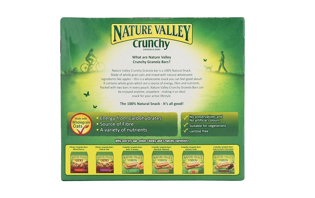 Nature Valley Crunchy Granola Bars, Apple Crunch   Box  252 grams